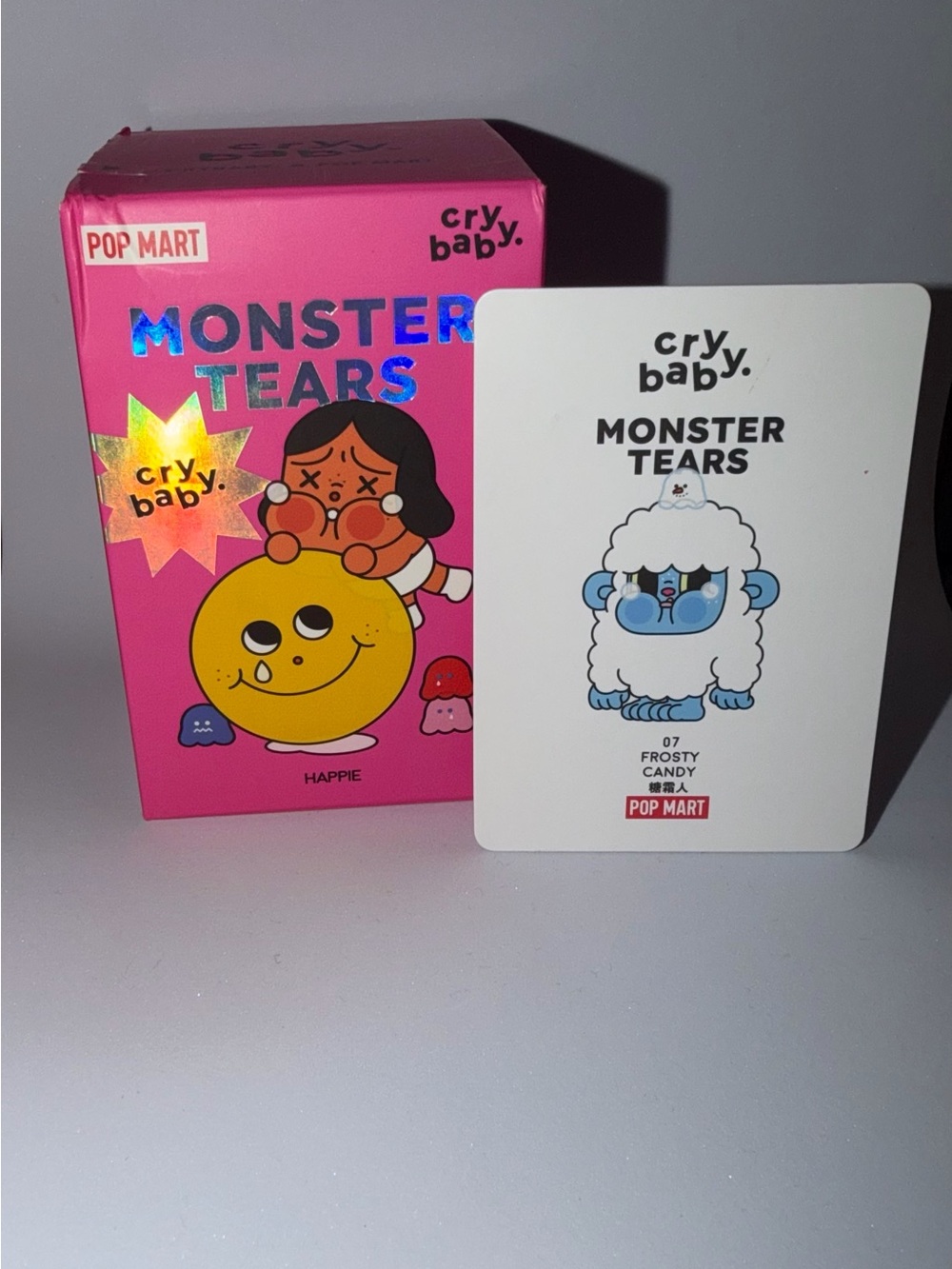 POP MART CryBaby Monster Tears “Frosty Candy” figure